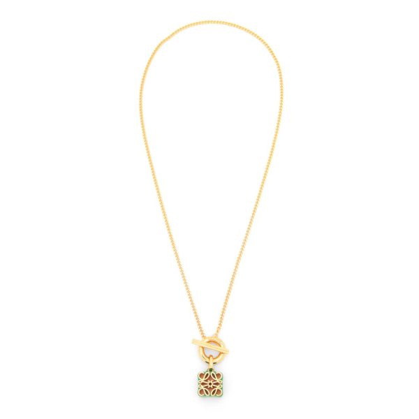 18K Anagram Pendant Necklace