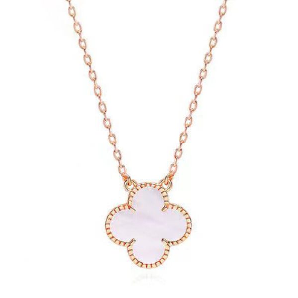 18K Vintage Alhambra Pink Necklace