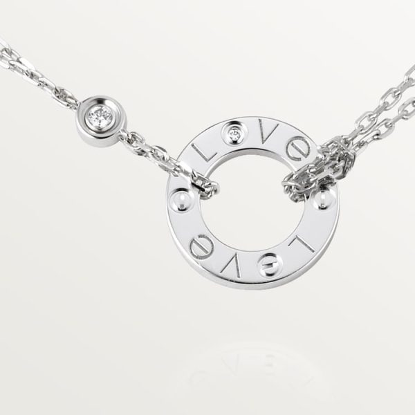 18K Love 2 Diamond Necklace - 图片 3