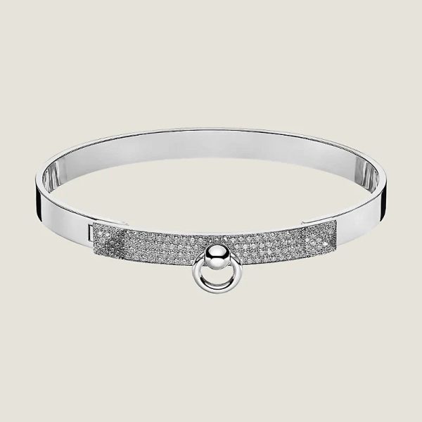 18K Collier De Chien Diamond H Bracelet - 图片 2