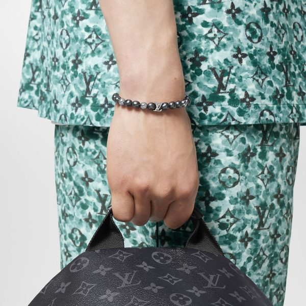 18K Louis Monogram Pearls Bracelet - 图片 2
