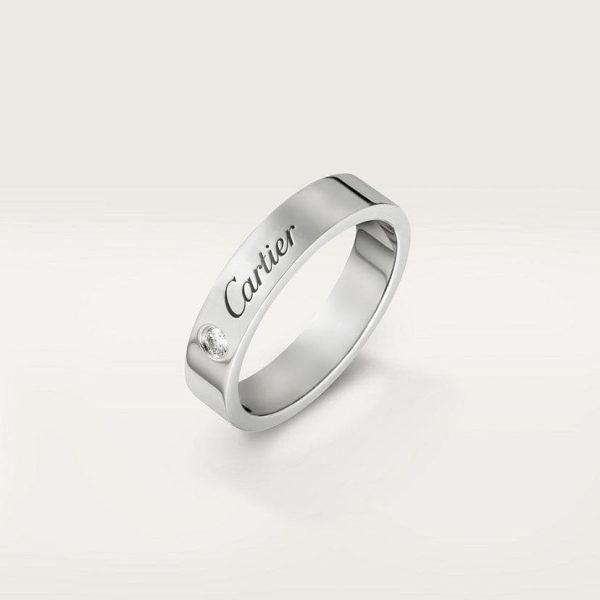 18K C De Wedding Ring - Image 2