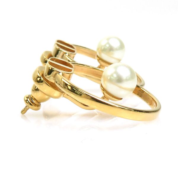 18K CD 30 Montaigne Pearl Earrings - 图片 5
