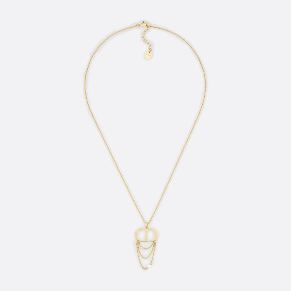 18K Petit CD Necklace