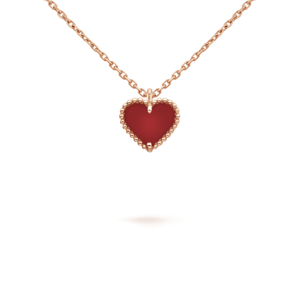 18K Sweet Alhambra Heart Pendant Necklace