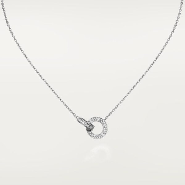 18K Love Diamonds Necklace - 图片 6