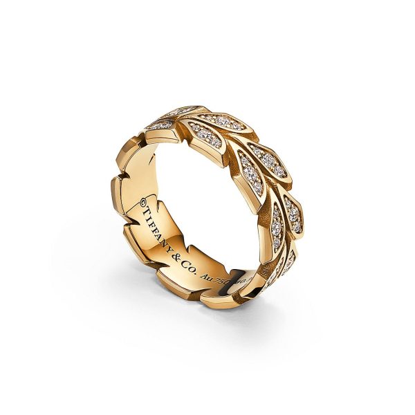 18K Yellow Gold Victoria Vine  Ring - 图片 3
