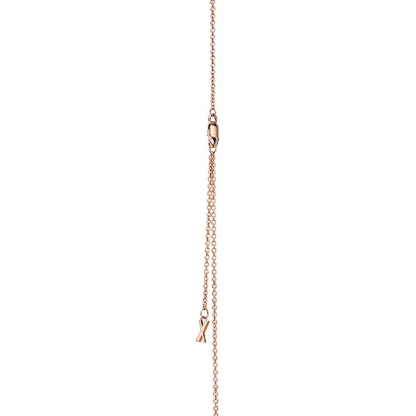 18K T Atlas X Closed Interlocking Pendant Necklace - 图片 2