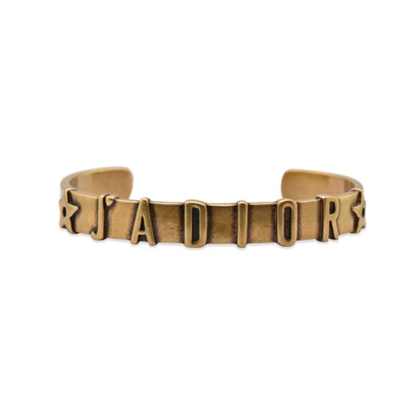18K CD J’adior Star Open Cuff Bracelet