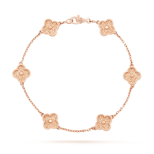 18K Sweet Alhambra Six Motifs Bracelet