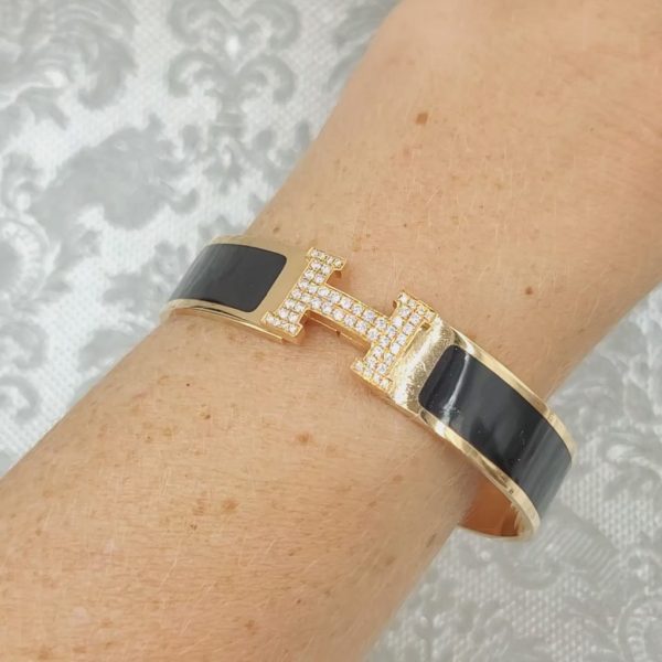 18K Clic H Diamond Bracelet - 图片 9
