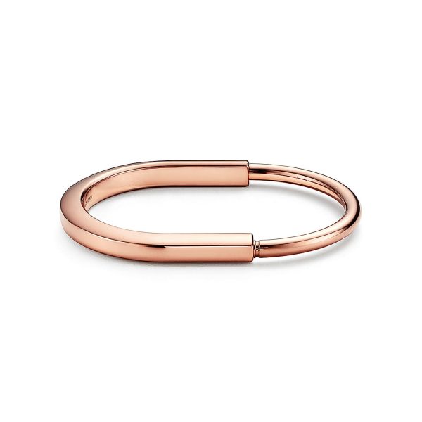 18K T Lock Bangle Bracelet - 图片 3
