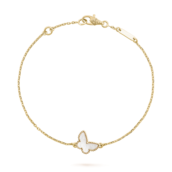 18K Lucky Alhambra Butterfly Pendant Bracelet