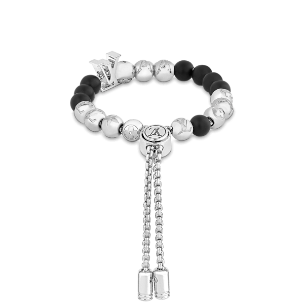 18K Louis Monogram Beads Bracelet