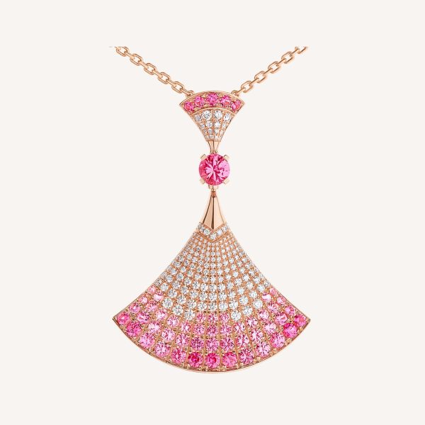 18K BV DIVAS' DREAM Pink Diamonds Necklace - Image 3