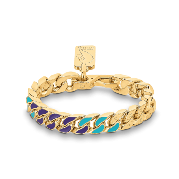 18K Louis NBA Chain Links Bracelet