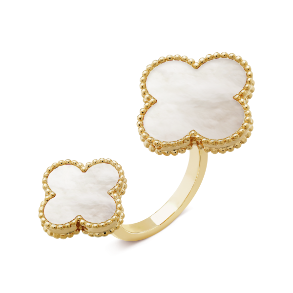 18K Magic Alhambra Mother Of Pearls Clover Ring