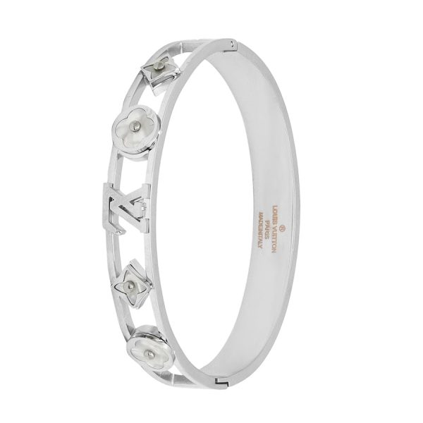 18K Louis Crystal Studded Bracelet - 图片 3