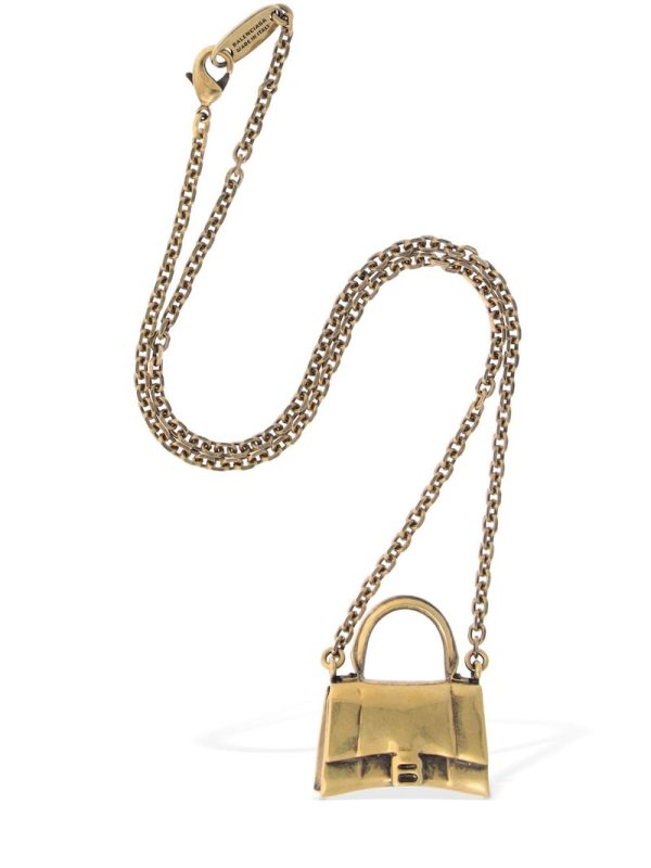 18K BB Hourglass Bag Necklace - Image 2