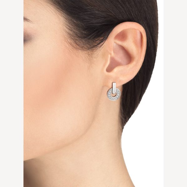 18K BV White Gold Earrings - Image 3