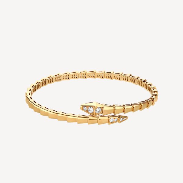18K BV Serpenti Demi-Pavé Diamonds Bracelet - Image 2