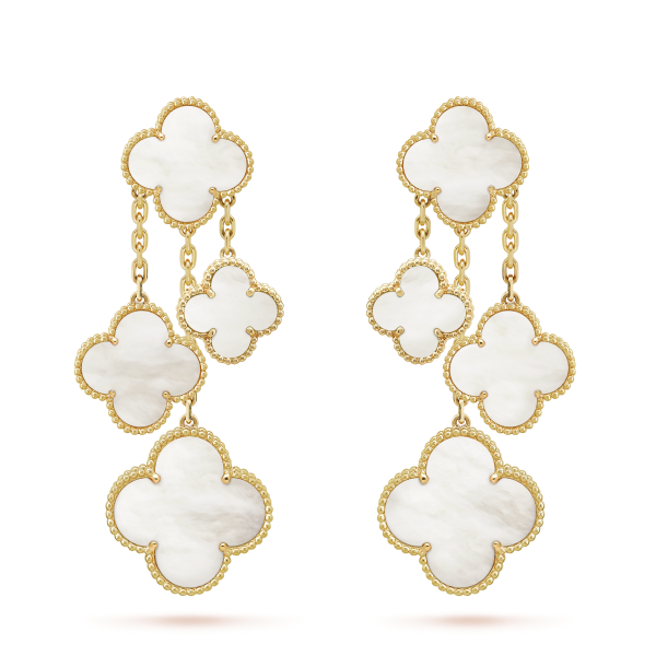 18K Magic Alhambra Four Motifs Earrings