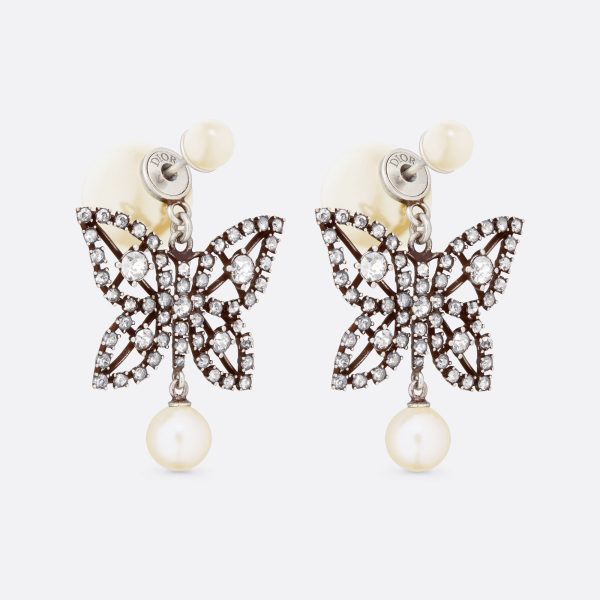 18K CD Tribales Butterfly Earrings