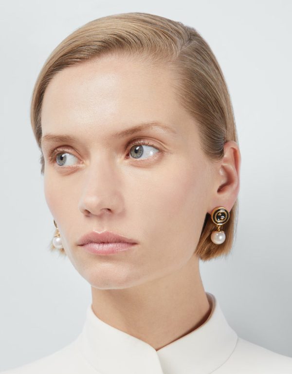 18K Double G Blondie Pendant Earrings - 图片 3