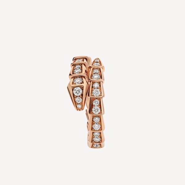 18K BV Serpenti Viper Pave Diamond Ring - Image 2