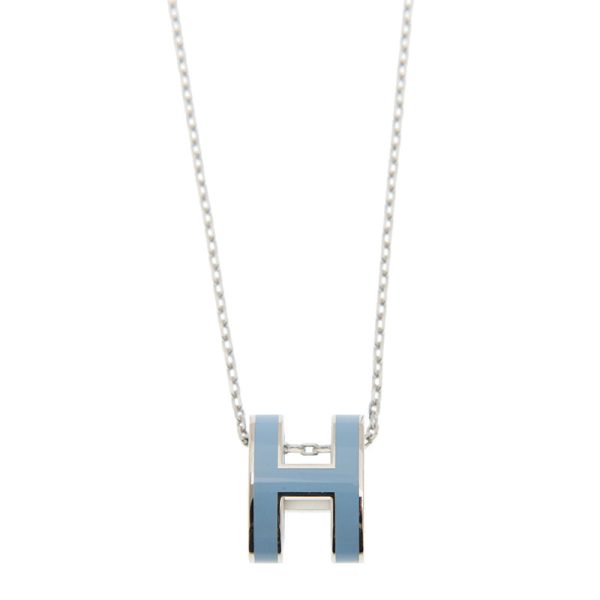 18K Mini Pop H Blue Necklace - 图片 2