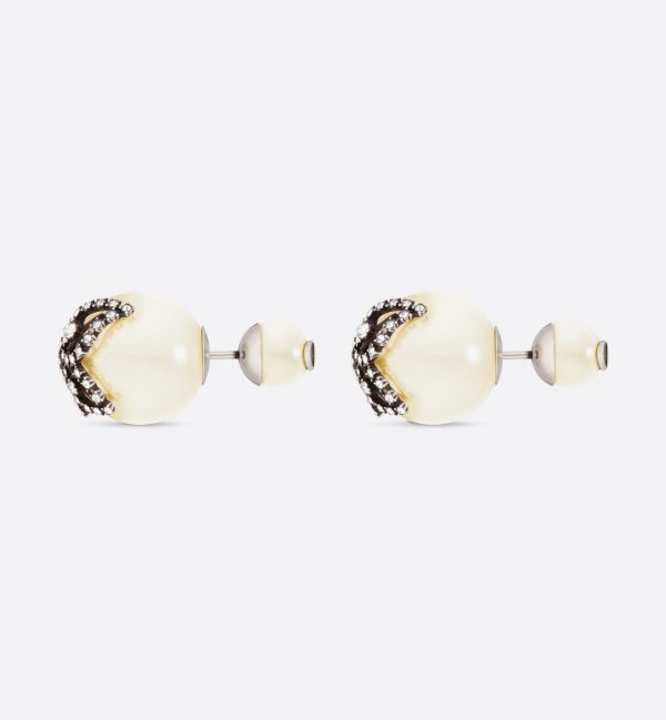 18K CD Tribales Butterfly Earrings - 图片 3