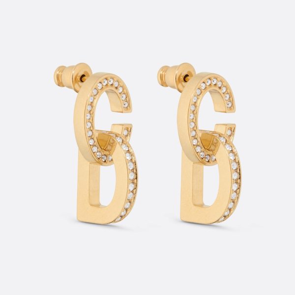 18K CD Lock Earrings