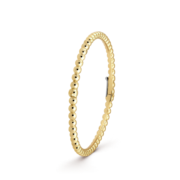 18K Yellow Gold Perlée Pearls Bracelet