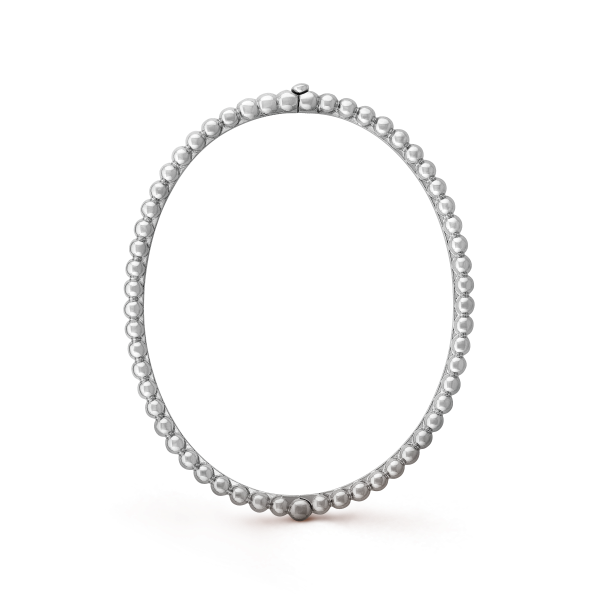 18K White Gold Perlée Bracelet - Image 2