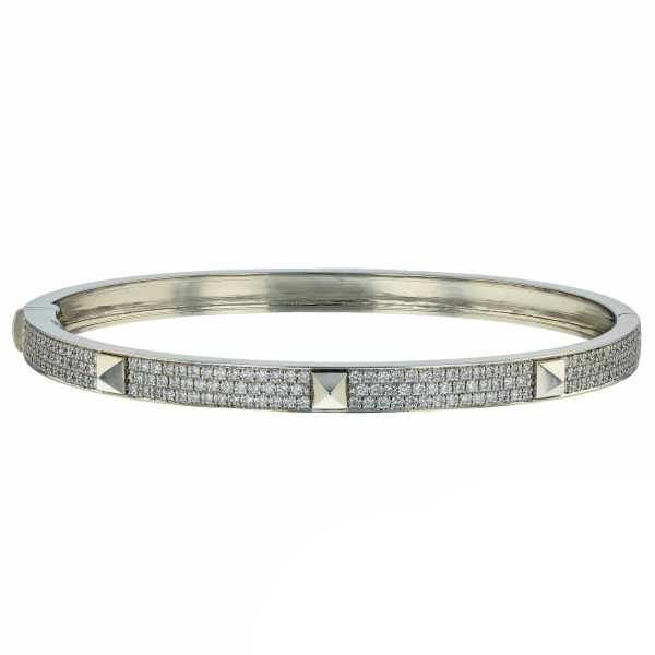 18K Collier De Chien Diamond H Bracelet - 图片 2