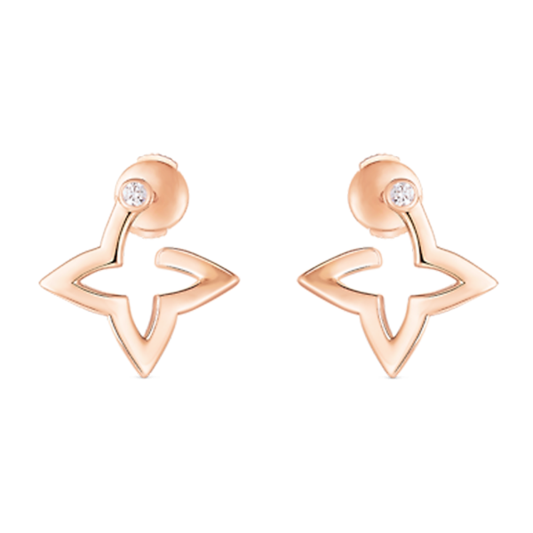18K Louis Blossom Mini Hoops Earrings