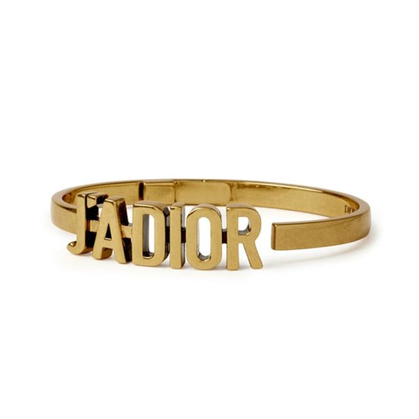 18K CD J’adior Open Cuff Bracelet
