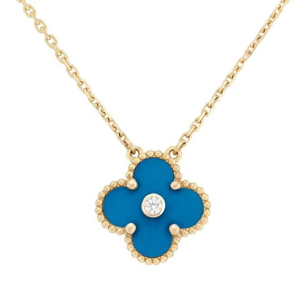 18K Vintage Alhambra Agent Clover Necklace
