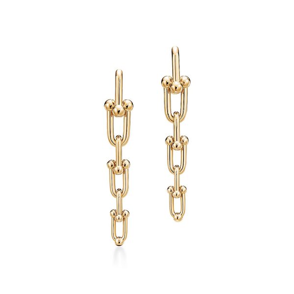 18K T HardWear Graduated Link Earrings