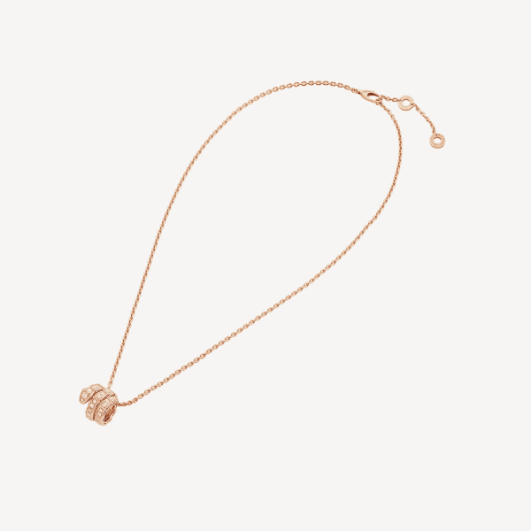 18K BV Serpenti Viper Pave Diamonds Necklace - 图片 3