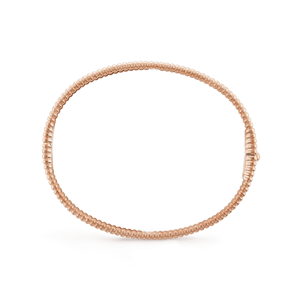 18K Rose Gold Perlée Signature Bracelet - 图片 3