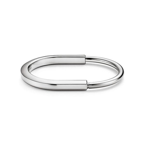 18K T Lock Bangle Bracelet - 图片 2