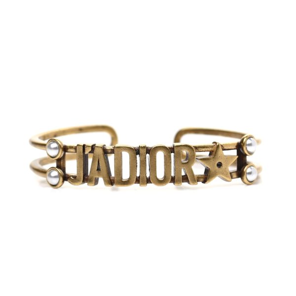 18K CD J’adior Pearls Open Cuff Bracelet