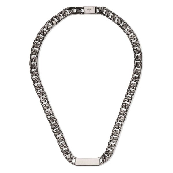 Double G Logo Enamel Chain Necklace - 图片 3