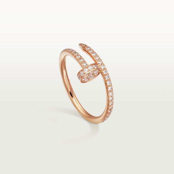 18K Juste Un Clou Diamond Ring - 图片 3