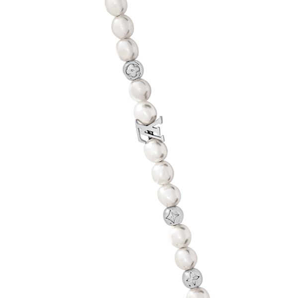 18K Louis Monogram Pearls Necklace - 图片 4