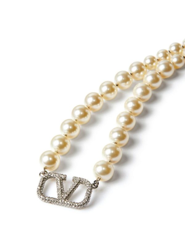 18K Garavani VLogo Signature Necklace - 图片 4