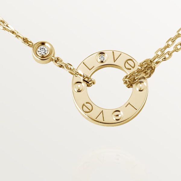 18K Love 2 Diamond Necklace - 图片 3