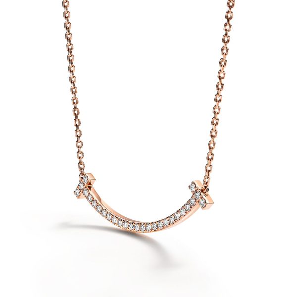 18K T Medium Diamond Pendant Necklace - 图片 3