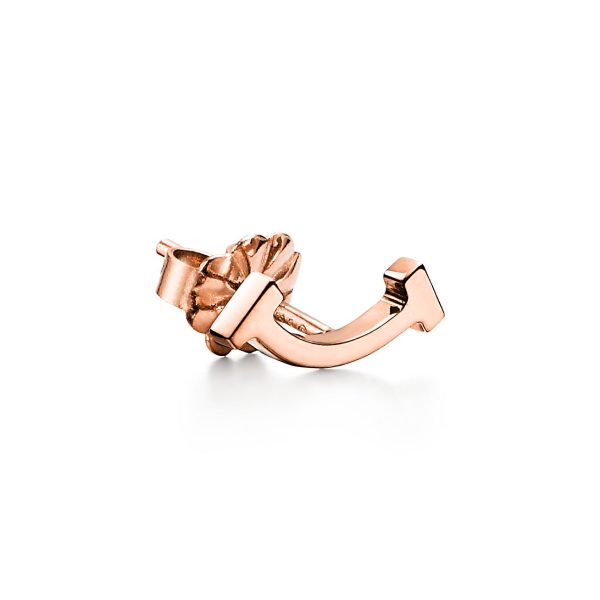 18K T Smile Earrings - 图片 3